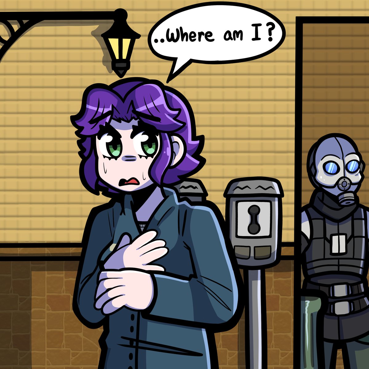 Abbytober Day 16 - Half Life 2 Abby! 👮‍♂️🚆
#stardewvalley #stardewvalleyfanart #halflife