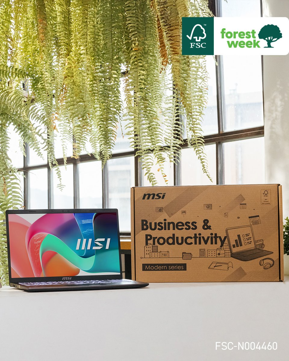 msitweets's tweet image. 🌳Happy Forest Week! 🌳
MSI teams up with FSC to protect forests &amp;amp; our planet. Since 2024, our selected products come with FSC-Mixed packaging, and we’ve joined tree planting &amp;amp; reforestation for 4 years in a row.
Let’s speak up for forests, together! 💚
#FSCForestweek @FSC_IC