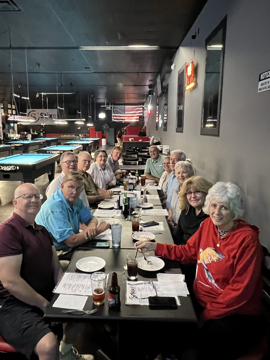 AMBirds_Decatur's tweet image. Fun President’s Party &amp;amp; Social tonight.  Added a fun 9-ball tournament this year.  Thank you to our outgoing President, Vicki Sheets.