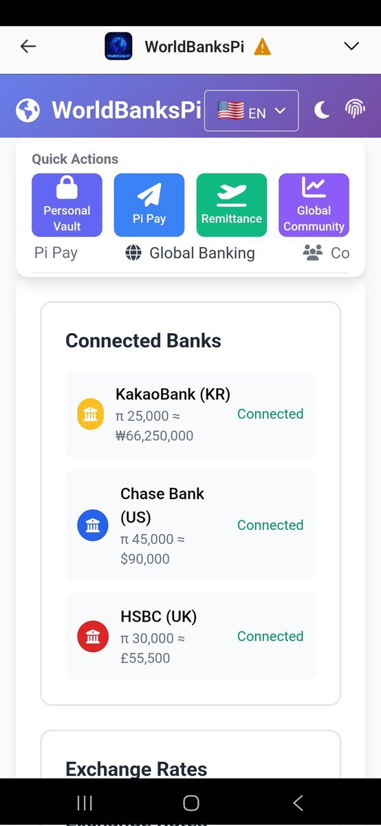 huavancuong1507's tweet image. 🛎️ WorldBanksPi kết nối với các ngân hàng Kakao Bank, Chase Bank và HSBC.

Tất cả tài sản sẽ được mã hóa trên BlockchainPi, Phát hành tài sản trên Pi định hình lại toàn bộ ngành công nghiệp blockchain toàn cầu, bao năm đã bị thao túng bởi CaBal WEB2🚀
#WEB2-#WEB3