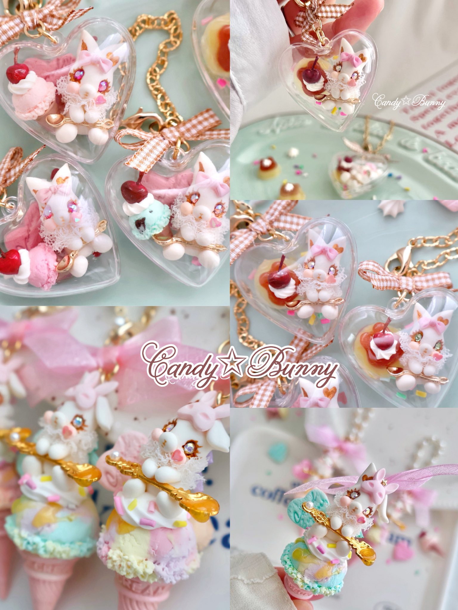 うさちゃん　アイス　キーホルダー　CANDY☆BUNNY　キャンディバニー ♡キャンバニ♡ on X: 