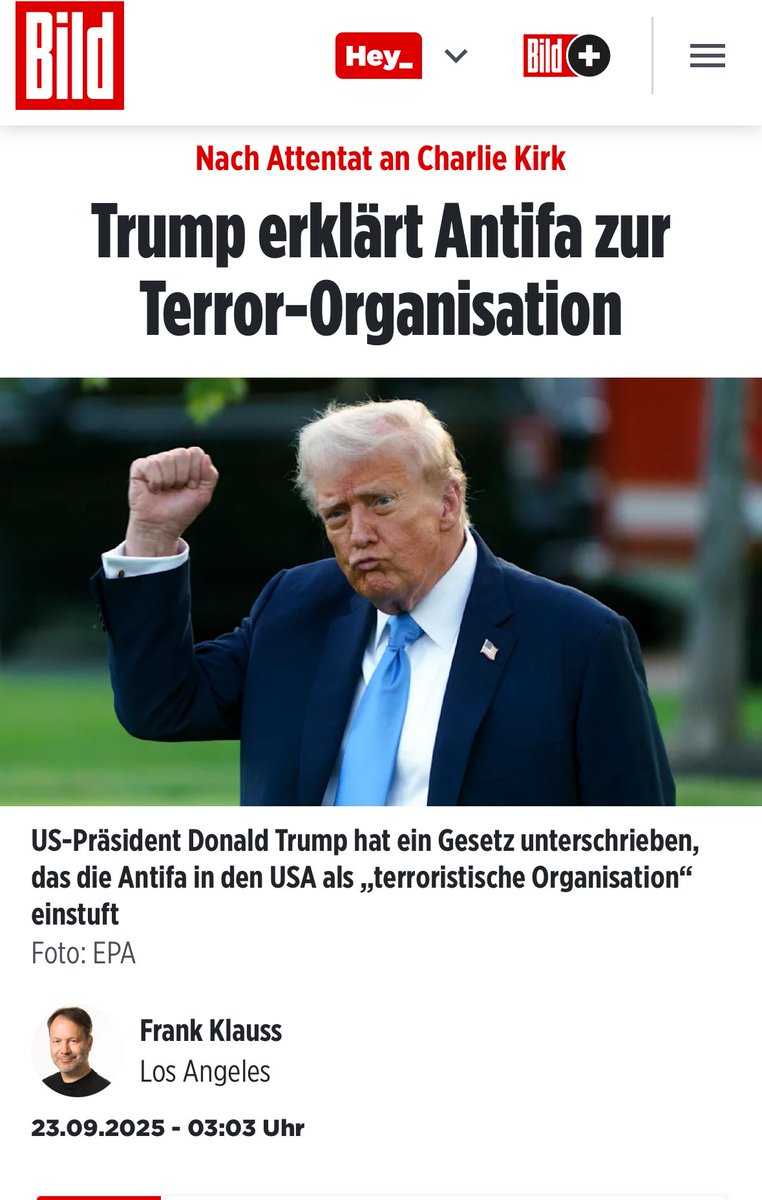 Richtig #Trump #Antifa