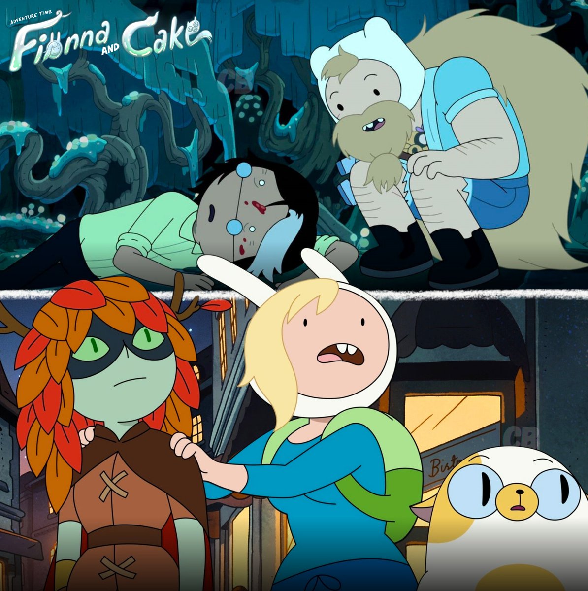 First synopsis for ‘FIONNA AND CAKE’ Season 2.

“Fionna and Cake keeping in touch with Simon Petrikov must team up with Huntress Wizard for a quest to save Ooo's favorite hero.”