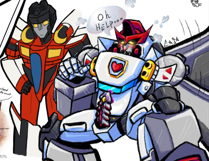 Caja_osi's tweet image. a little colab made in magma a long time ago with @UndeadVogel 
#valveplug #transformersarmada #starscream #jetfire #skyfire #armadajetfire #maccadams #armadastarscream #skystar #jetstar #magma