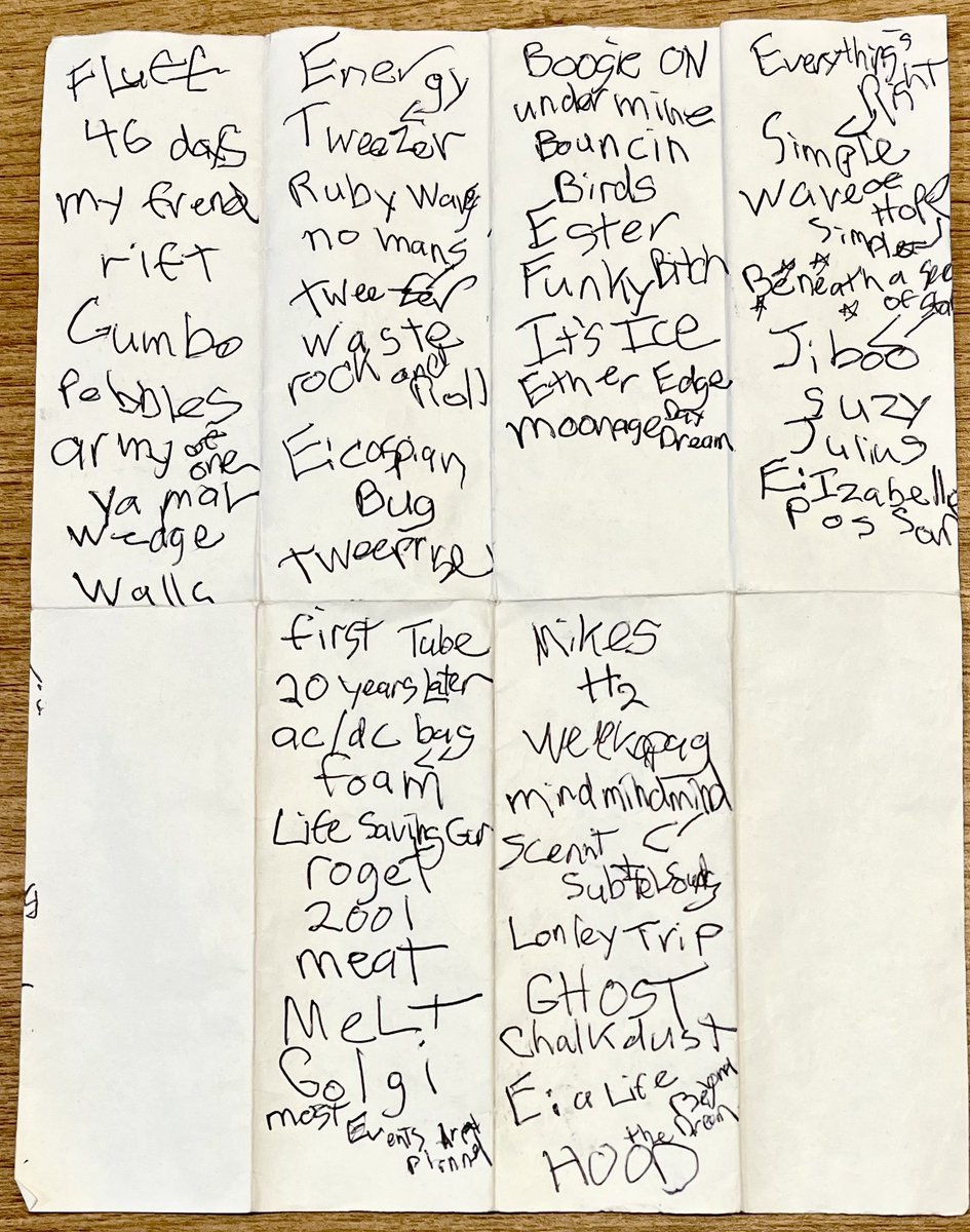 artfaix's tweet image. Fantastic times in and around Hampton. @phish is the best reason anywhere. Happy to be along and always ready for more. Mad thanks to all involved and such. #phish