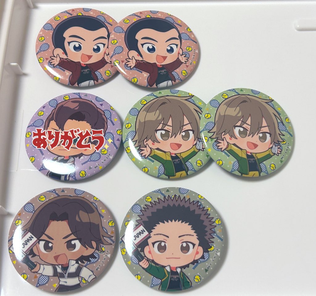 【交換】
新テニスの王子様 テニプリ 新テニ テニプリフェスタ2025 テニフェス デフォルメイラスト 缶バッジ 

【譲】
葵 白石 赤澤 南

【求】
手塚 平等院 

【受け渡し方法】
郵送

お気軽にお声掛けください🙌