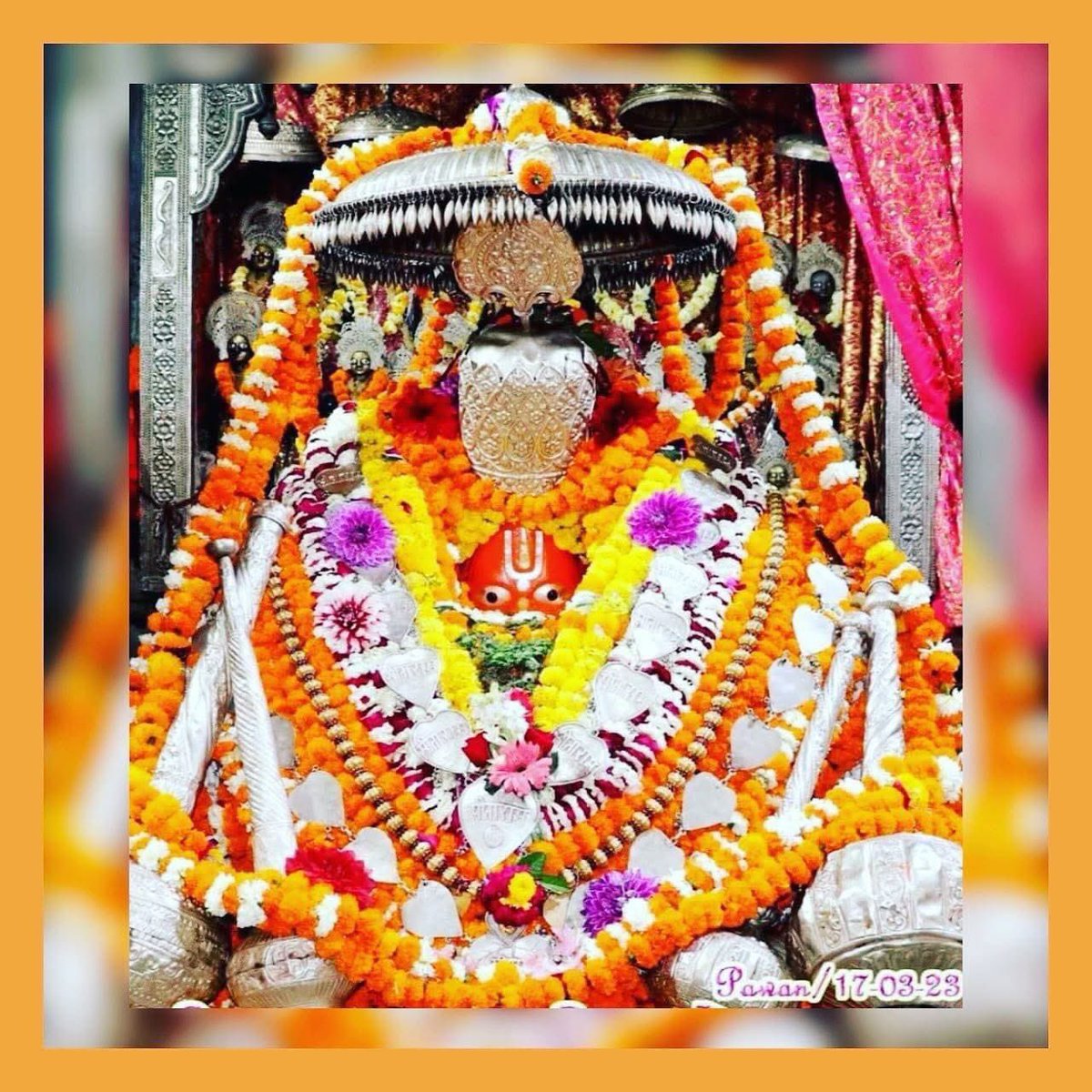 🔆प्रभाते कर दर्शनम् 🔆

🌷श्री हनुमते नमः🌷
🌷 श्री रामाय नमः🌷
स्वर्न–सैल–संकास कोटि–रवि तरुन तेज घन ।
उर विसाल भुज दण्ड चण्ड नख–वज्रतन 
पिंग नयन, ।
भृकुटी कराल रसना दसनानन 
कपिस केस करकस लंगूर, खल–दल–बल–भानन ।।
—————————————🌸🐚
जय हनुमान जी महराज जी 
जय सियाराम जी