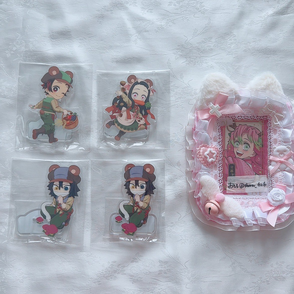 鬼滅の刃 実りの秋 まつり アクスタ アクリルスタンド 交換

譲:炭治郎 禰󠄀豆子 伊黒

求:蜜璃 しのぶ 缶バッジ蜜璃 しのぶ(差額精算)
夏祭り2025しのぶ1点
定価+送料

✧郵送
✧お取引初回の方はリトリンご一読の上お気軽にお声掛けください🌸