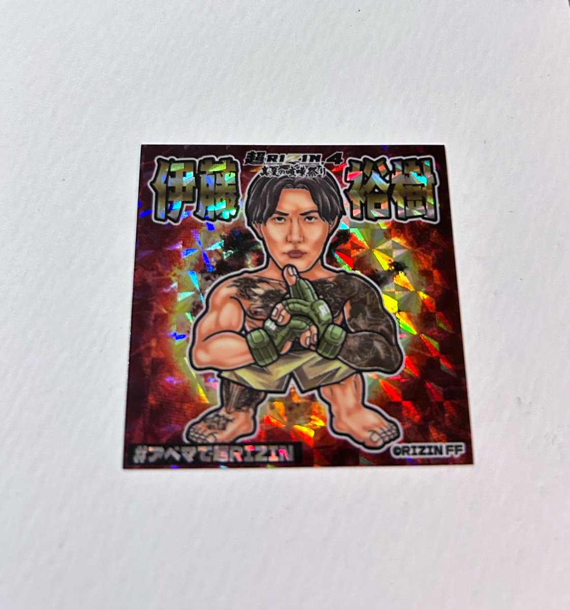 ひ*様 RIZIN 伊藤裕樹 ステッカー【非売品】 ひ*様 RIZIN 伊藤裕樹 ステッカー【非売品】 RIZIN 伊藤裕樹 シール
