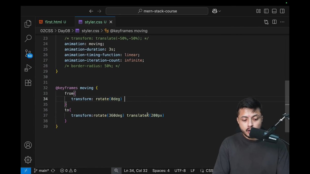 #Day14 Web development with
Rohit Negi Sir
 
Day 14 Complete....
Today Topics... 👇

✨The transform Property: 
✨The transition Property: 
✨The :hover Pseudo-Class: 
✨Combining Transforms: 

#rohitnegi #coderArmy #mernstack #WebDevelopment #DefenseChallenge