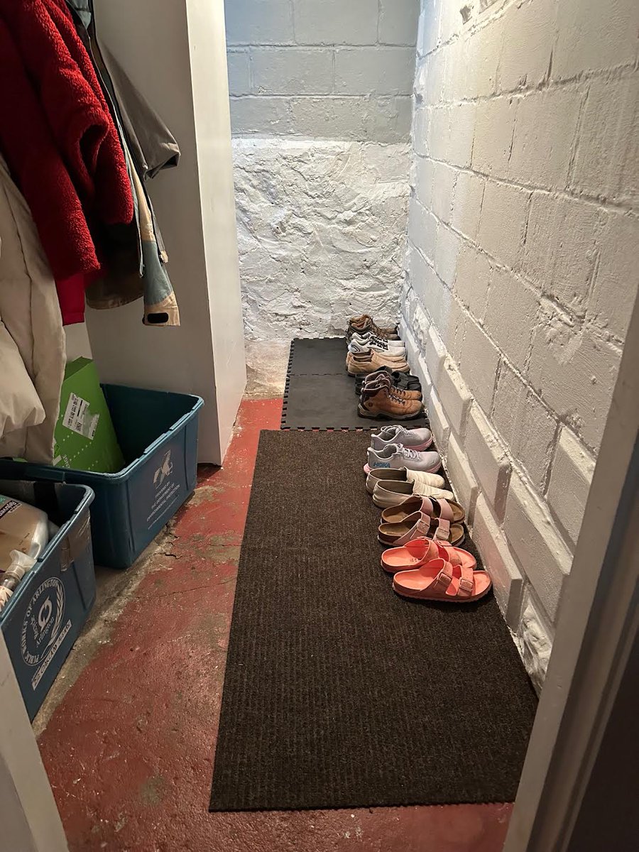 BostonTile's tweet photo. No area is too small, too unleveled, or too incomplete for a little tile!
This unfinished basement got a glow-up with just a bit of 13X13 slate-look porcelain and it’s completely turned this space around - Now this job is finished and so is this basement! https://t.co/0tetl8B4B0