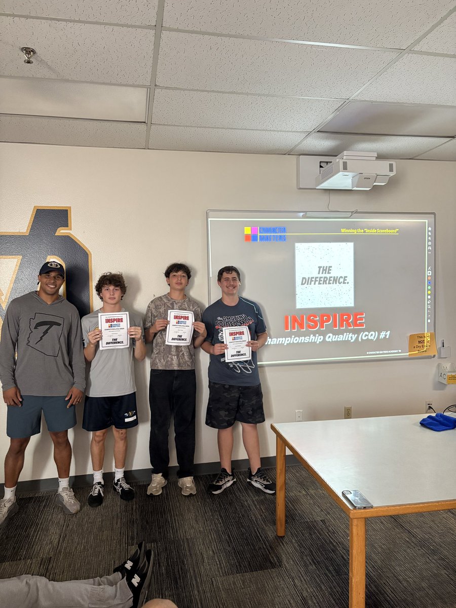 Character Champions WK 4! 

Congrats Alain, Wyatt &amp; Kael! 

#thedifference