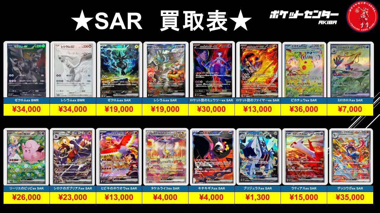 ポケカ コレクション整理品（SAR10枚・AR80枚）➕おまけ ポケカAR➕SR.SAR - メルカリ