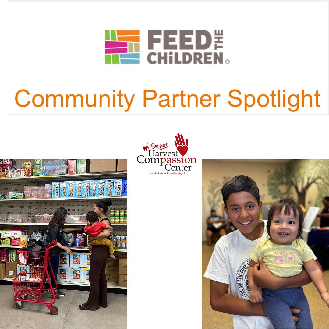 HCCFeed1's tweet photo. We’re honored to be featured as a Community Partner Spotlight by @feedthechildren! Their support helps HCC provide food &amp; essentials to kids and families in #Phoenix. Thank you for letting us join you in the fight against childhood hunger—we’re stronger together! #azfoodbank https://t.co/kAhf1rpbpQ