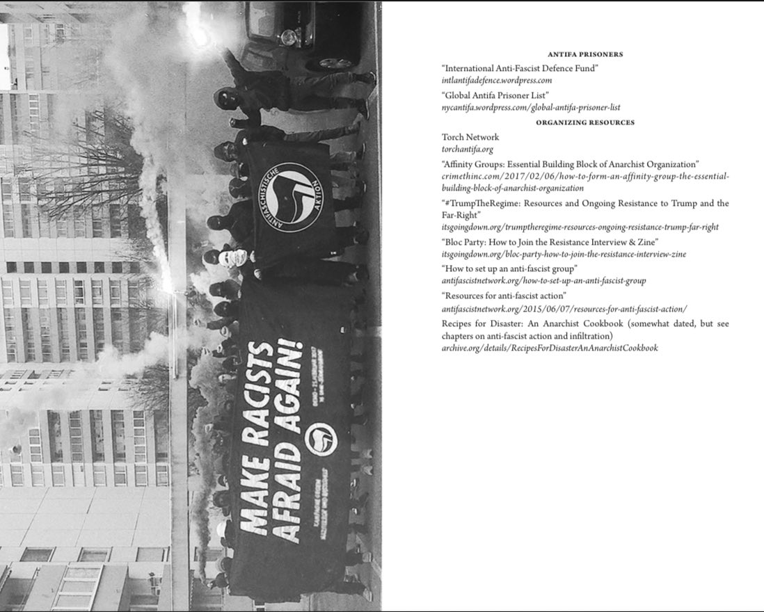 kylenabecker's tweet image. Why does Antifa, an &quot;imaginary&quot; organization that &quot;doesn&apos;t even exist,&quot; have training and recruitment manuals that you can easily find online?

Someone explain this to me like I&apos;m 5 years old.