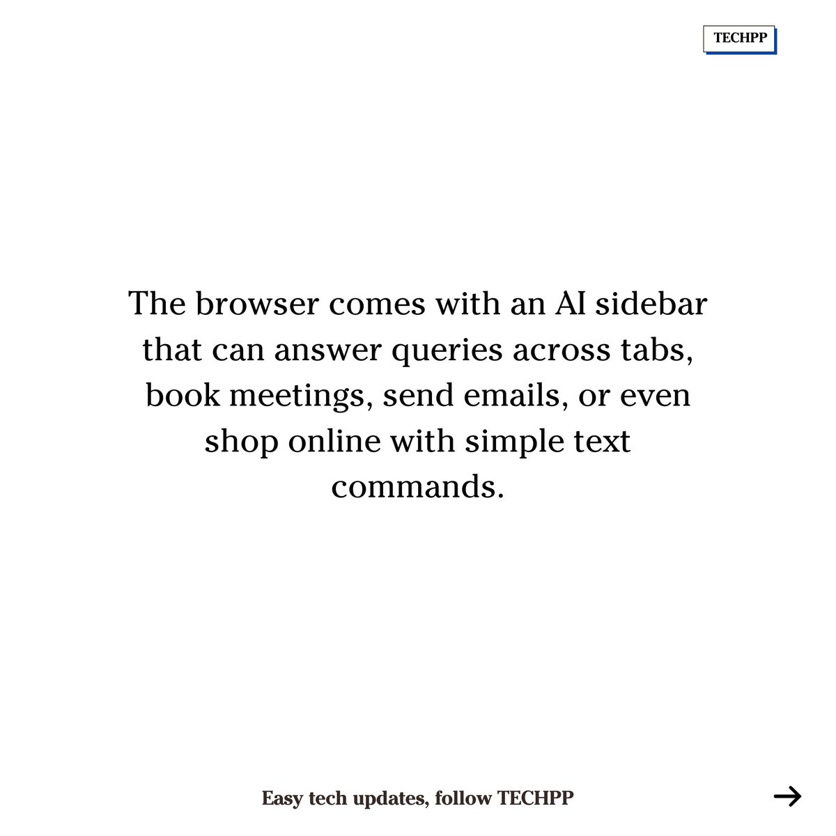 techpp's tweet image. Perplexity launches Comet Browser, now available for everyone in India 

#Perplexity #CometBrowser #AI #Apps