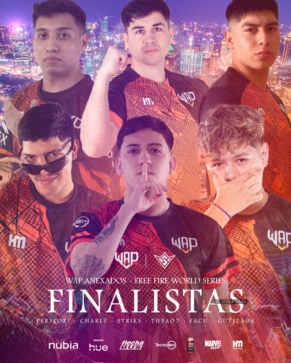 ✨ FINALISTAS ✨ (Sí, otra vez)

Por segunda vez consecutiva nos metemos en la final de la FFWS. Un camino nuevamente complicado, con muchas cosas (y muchos) en contra, pero... a la final vamos nosotros 🧡

Nos vemos en la cita máxima 😎
