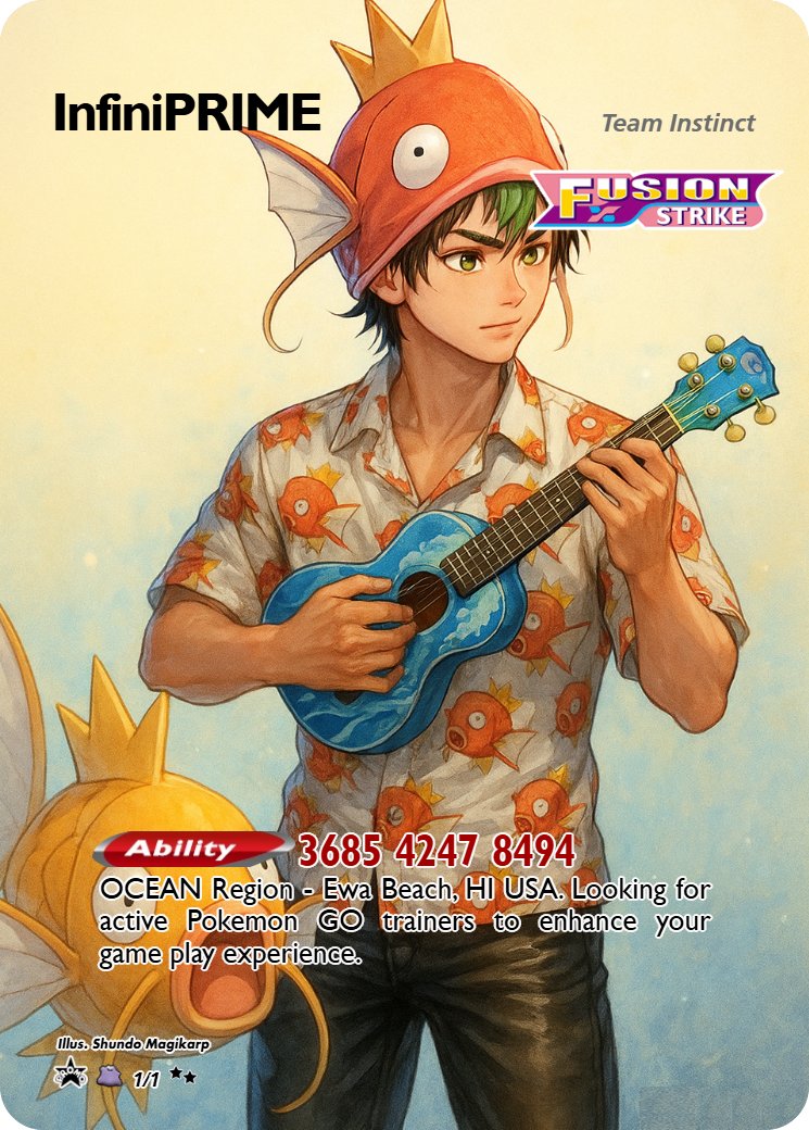 InfiniPRIME's tweet image. ✨SEND IT!✨ 🎁OCEAN Gifts🎁 No egg here. Feel free to post your trainer code as well. Looking to several active trainers.  

3685 4247 8494