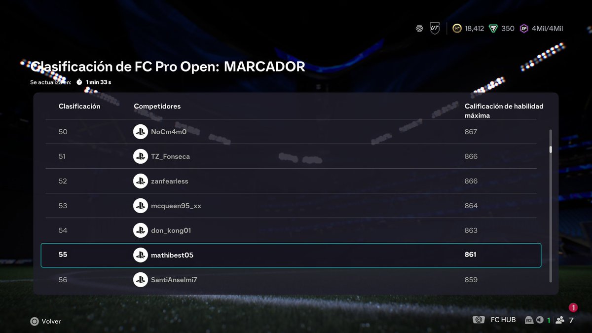 Primer día del ladder ✅