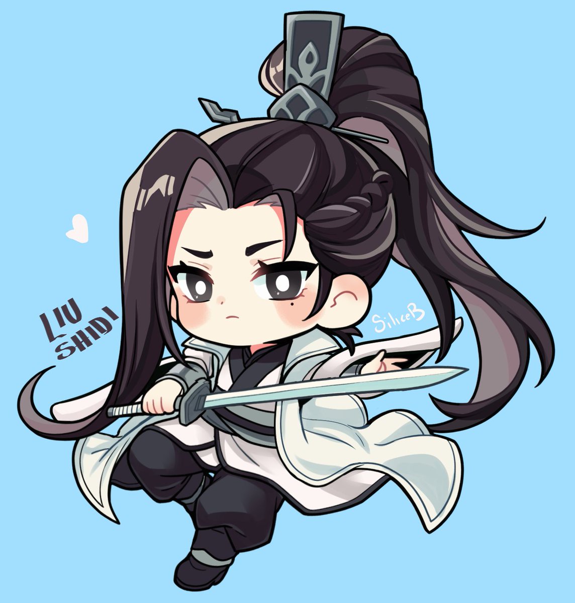 I still have to fix some details but here's an almost done design for #Liuqingge that will be coming as keychain! #svsss