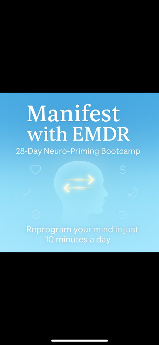 ManifestWithEmd's tweet photo. Transform your Life in 28 Days
Best and Fastest way to Rewire your Brain is with
EMDR and Affirmations. 
#emdr #affirmations #manifesting  #rewireyourbrain #NewLifeBegins  
#hypnosis https://t.co/Dd5gv3M7wl