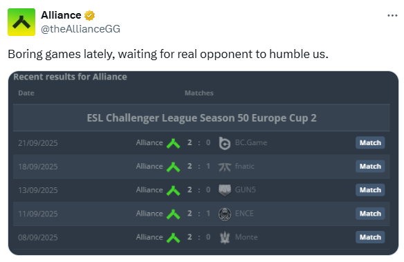 This is the most excited I've ever been for a Tier 2 CS matchup
