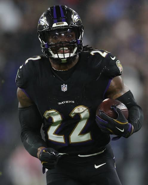 Imagine having the confidence to try and separate Derrick Henry from a football.