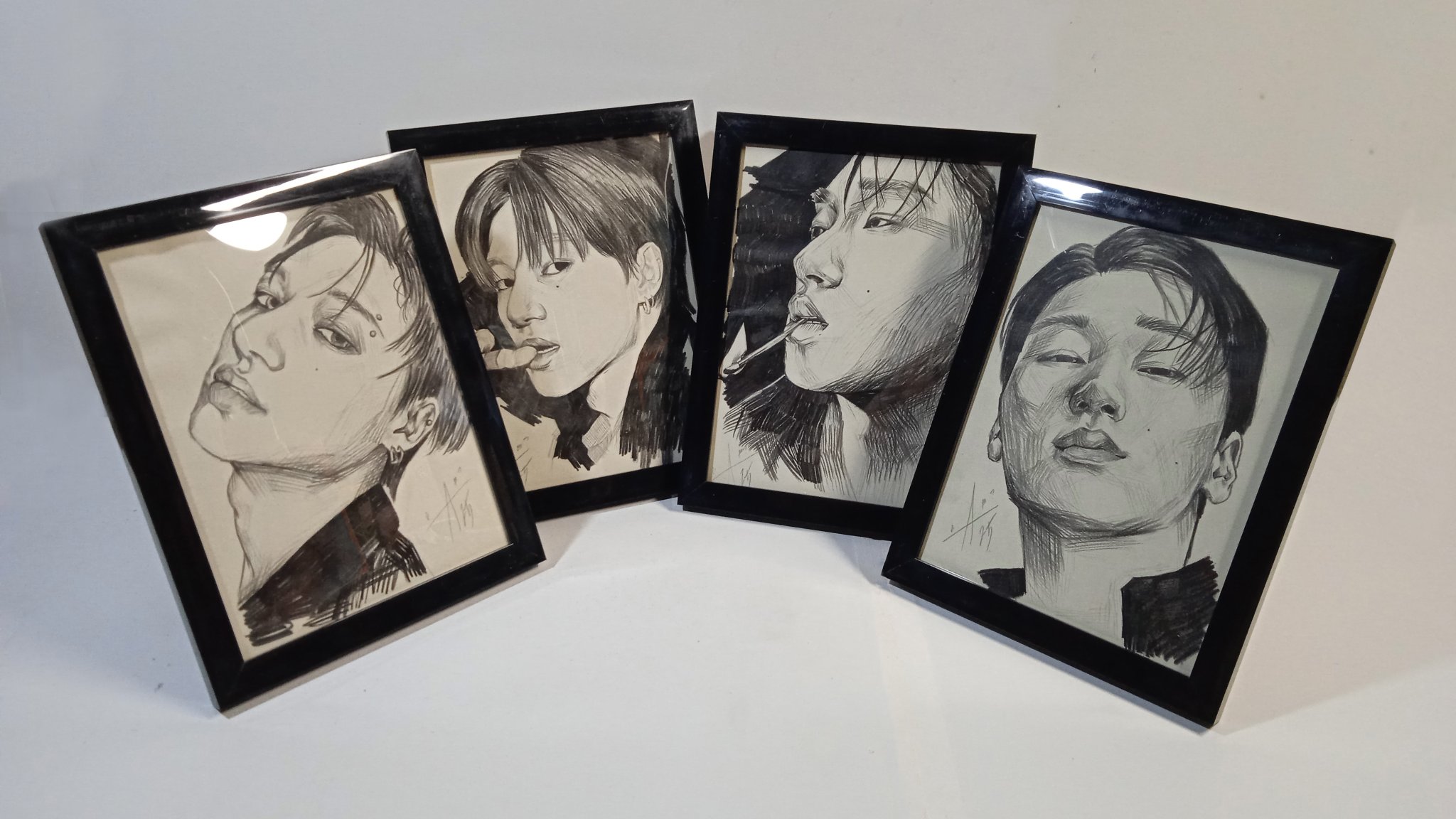 コレクション Ateez Drawing ATEEZ Outlaw Partner Photocards - Etsy