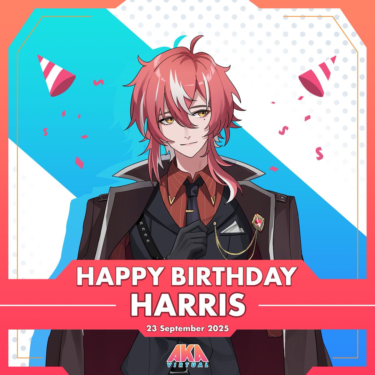AKA Virtual Indonesia (@akavirtualonair) on Twitter photo Happy birthday, <a href="/HarrisCainee/">Harris Caine ⛓️【AKA Virtual】</a>! ⛓️
Semoga setahun ke depan membawa banyak sukacita dan mimpi-mimpimu jadi nyata~ 🎉 Happy birthday, <a href="/HarrisCainee/">Harris Caine ⛓️【AKA Virtual】</a>! ⛓️
Semoga setahun ke depan membawa banyak sukacita dan mimpi-mimpimu jadi nyata~ 🎉