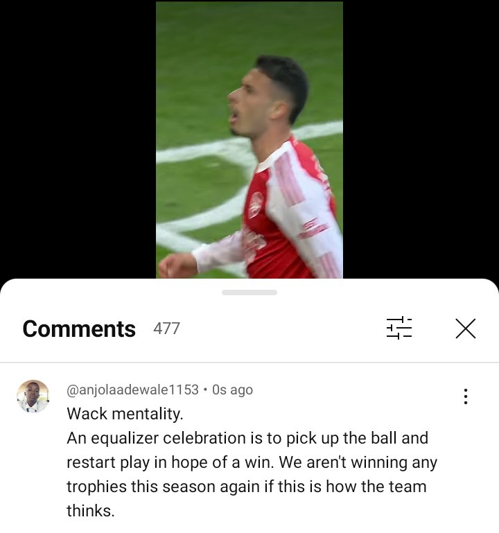 I say this as an Arsenal fan.