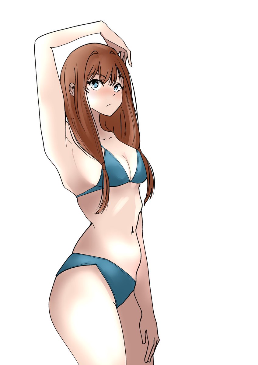 ビキニの茶髪の女の子

おはようございます。

気がつくと、秋🍂

扇風機もそろそろ終わりですか？

田んぼもこうべを垂れた稲穂🌾が目立ってきました。

まぁ、水着描きますけどね‼️

#ビキニ #CLIPSTUDIO