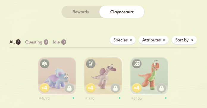 I was a bit slow...but got my <a href="/Claynosaurz/">Claynosaurz</a> staked