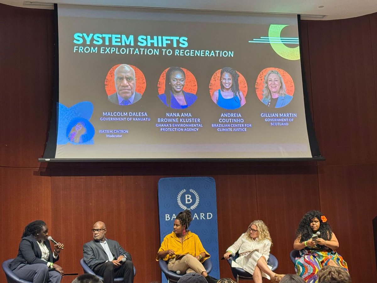 epa_koforidua's tweet photo. Prof. Nana Ama Browne Klutse, CEO of EPA, joined the BIPOC Climate Justice Summit at Columbia University, New York 🌍✨.
Together with global voices, she explored justice, resilience & reimagining systems for people and planet. 💚🌱
#Sustainability
#Regeneration
#FutureForAll https://t.co/kKiDeNYdiy