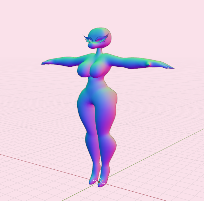 Buggy_Bento's tweet photo. Welp Miss Zilla [Zeezi] It is ^^ 
Already got a base going on for her! Im so excited to model her for yall! 
~
#moibentoapproved #Bentoboxavis #VRC #HazbinHotel https://t.co/LZru9RGVGA