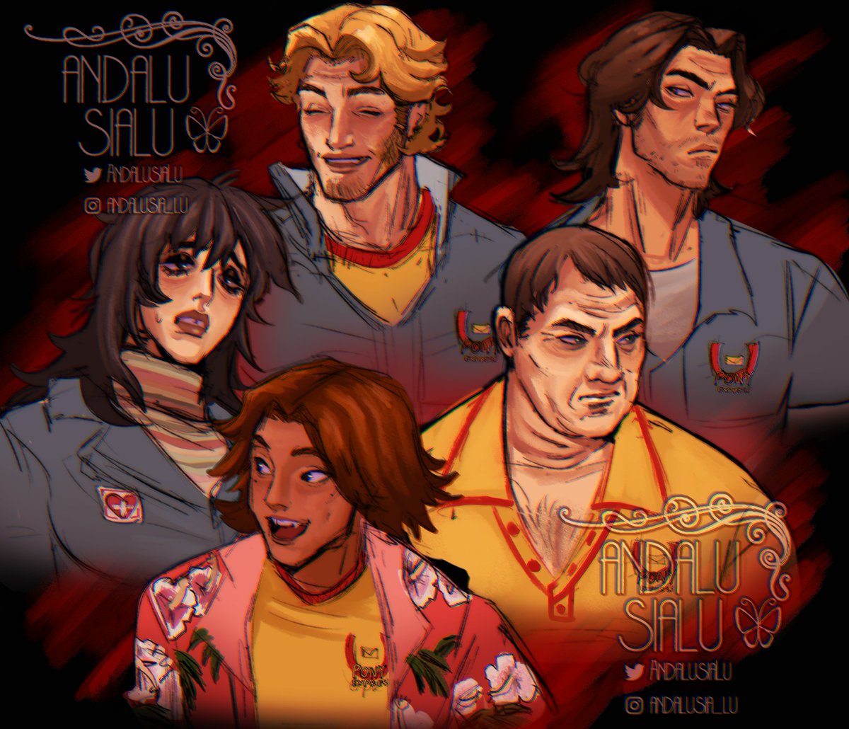 AndalusiaLu's tweet photo. The Tulpar Crew #Mouthwashing #mouthwashingfanart https://t.co/G0exArKVzZ
