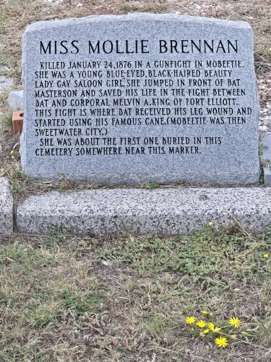 Mollie Brennan never carried a badge or a gun, yet her name is tied forever to frontier legend.

On January 24, 1876, Sergeant Melvin King opened fire on Bat Masterson inside the Lady Gay Saloon in Mobeetie, Texas. One version of the story says Molly stepped in front of Bat and