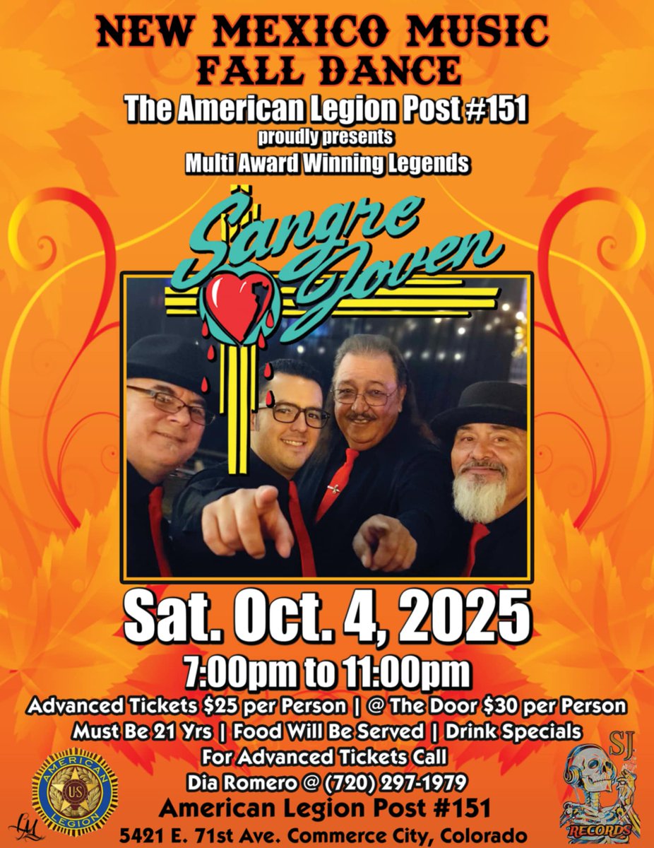 KUHSDenver's tweet photo. THE BIG DANCE COMING TO YOUR CITY ...Get your Tickets ASAP-Who's Ready for Fall ??? Only The Very Best in Northern New Mexico Music Coming Soon to Denver,Colorado !!! Save The Date,  Plan Today &amp; Buy your Advanced Tickets from Dia Romero @ (720) 297-1979 @followers @highlight https://t.co/laat3yLnX7