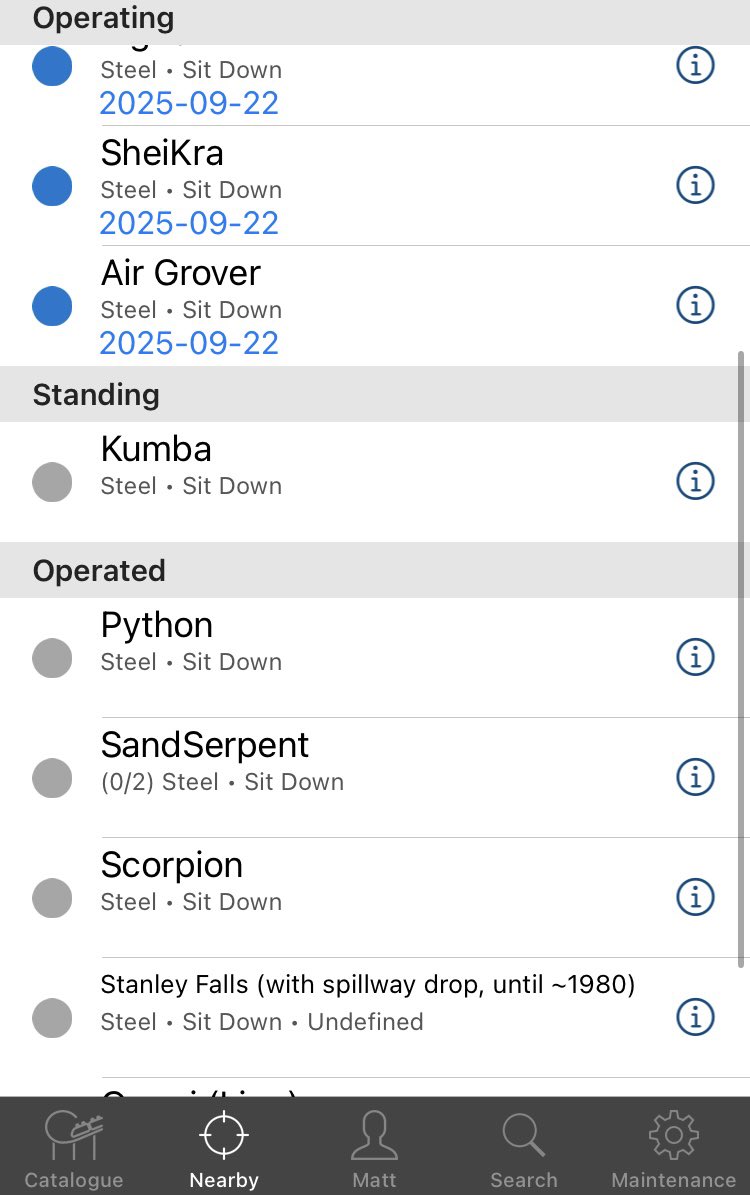 Kumba was testing today at Busch Gardens. A member of staff told us it will be opening in the next 2 weeks 👀