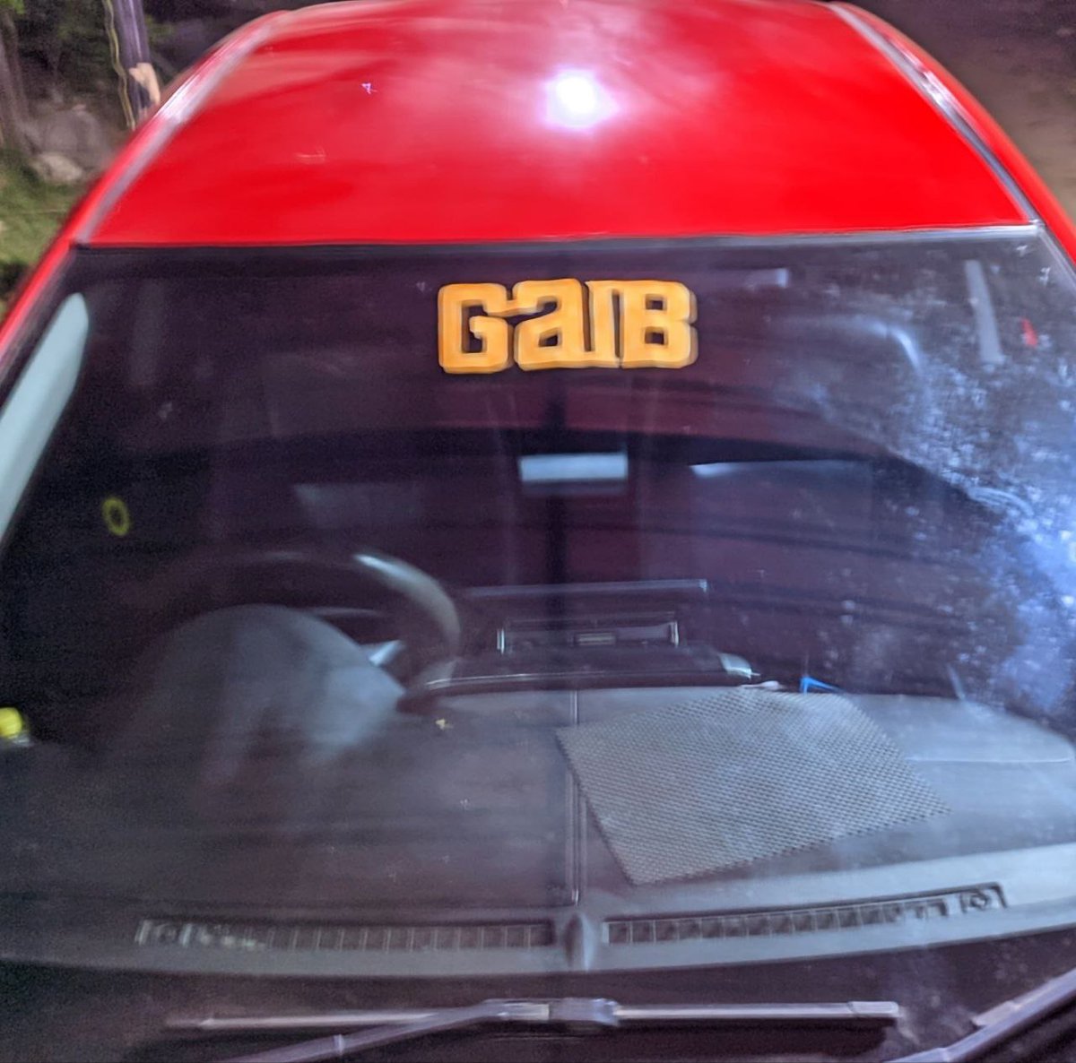 Silvia79c's tweet photo. 🚗✨ GAIB  OF CAR✨🚗
Who says Gaib Airdrop is only available on phone screens?
The proof is, it's now on this cool red car! 🔥
🔶 The GAIB logo is shining brighter, making me believe that this project is a very good project.
Let's all join in this project
@gaib_ai
@gaib_fremen https://t.co/Ztj20D6Ta4