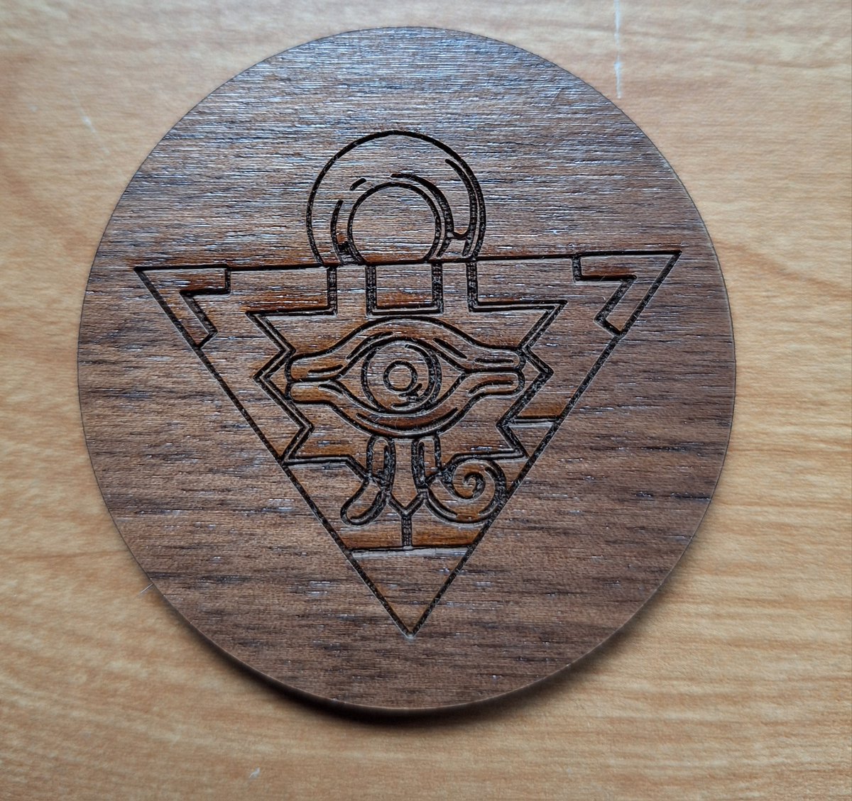 ac_des1gns's tweet image. Laser engraved design of the Millennium Puzzle from &quot;YU-GI-OH&quot; #yugioh #cncidea #projectidea #cncproject