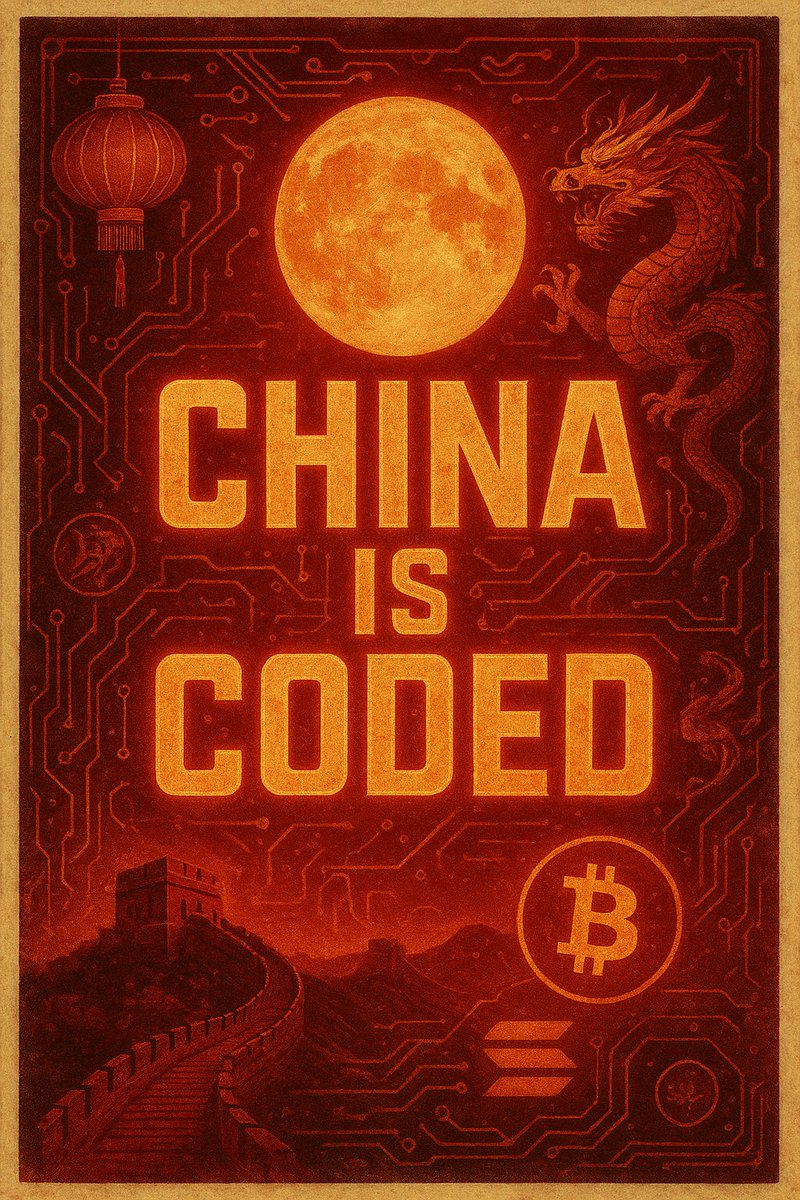 ChinaCoin_OnSol's tweet photo. China is coded 🌕🇨🇳 https://t.co/fXpt4oRcY9