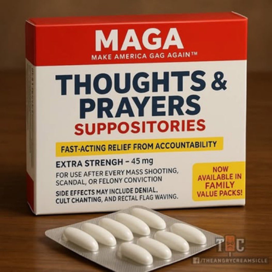 “Consuming Tylenol has a 0% chance of causing autism 

Believing MAGA has a 100% chance of causing fascism.”