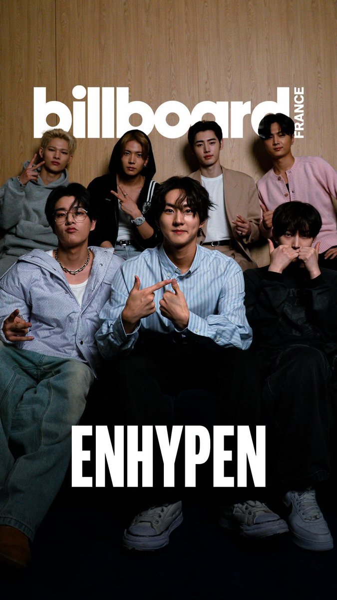 ENHYPEN for Billboard France