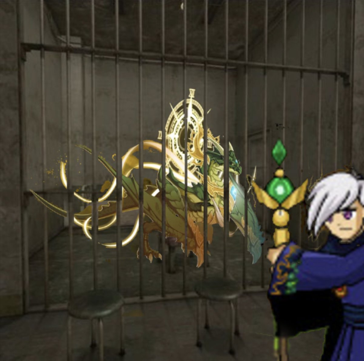 Eclissy's tweet photo. @TrixxieVT "Anyway? What do you mean 'anyway'! You don't sound very happy to see me! I was almost killed back [in the Sanctuary]! Why didn't you try to save me? All you care about is that [REDACTED DRAGONLORD]! I've never been so scared in my whole life! You couldn't care less about me..." https://t.co/MNTbp5oSma