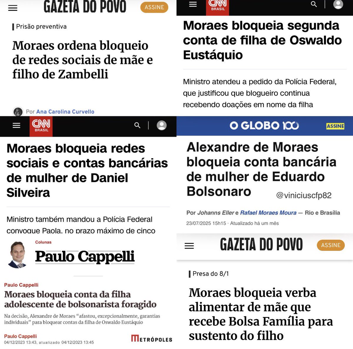 MarciaSous33754's tweet photo. @pfigueiredo08 O alecrim dourado disse que as sanções contra a sua esposa são ilegais, MAS, usou de todas as ilegalidades ao determinar o bloqueio de contas bancárias e das redes sociais de vários pessoas que sequer respondiam a inquéritos. https://t.co/E2qQ4suMJS