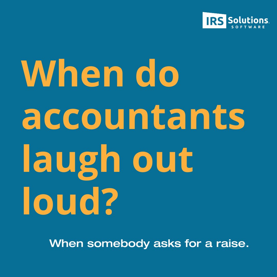 IRSSolutions1's tweet image. 😂 That awkward moment when the budget just doesn’t allow for “raises” but we can still raise a smile!
#AccountingJokes #TaxHumor #IRSHelp #TaxPros #BudgetingFun
