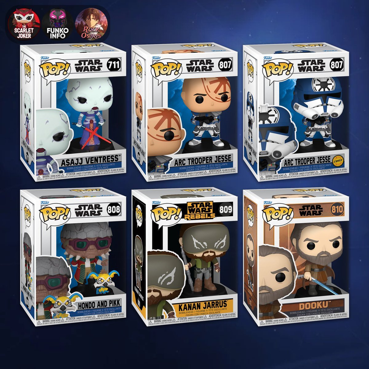 First look! Star Wars Funko POPs! ⭐ A new transmission from a galaxy far, far away! Going live at the links below.. this Wednesday! 9AM PT ~ thanks <a href="/funkoinfo_/">funkoinfo_</a>
   EE ~ fnkpp.com/EE
   Amzn ~ fnkpp.com/Am924
#Ad #FPN #FunkoPOPNews #Funko #FunkoPOP #StarWars