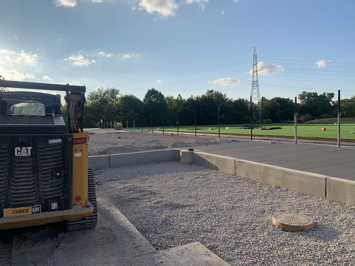Monday 9/22 turf &amp; batting cage area updates