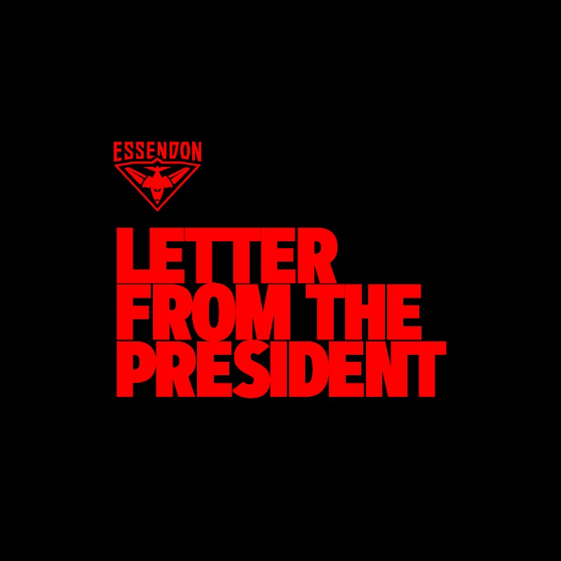 essendonfc's tweet photo. After a decade of service on the board, David Barham has stepped down from the presidency, with Vice President Andrew Welsh to lead the club moving forward.