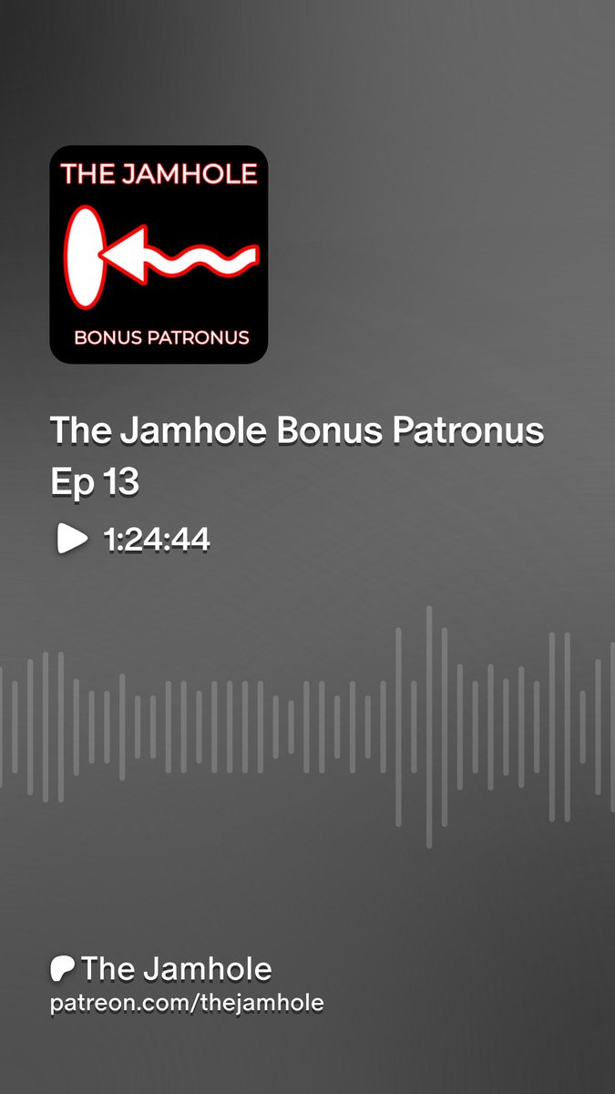 Here's a new bonus patronus episode for Jamholia Patronus bolognas cajones members only! Come join in the fun!

patreon.com/posts/13951072…